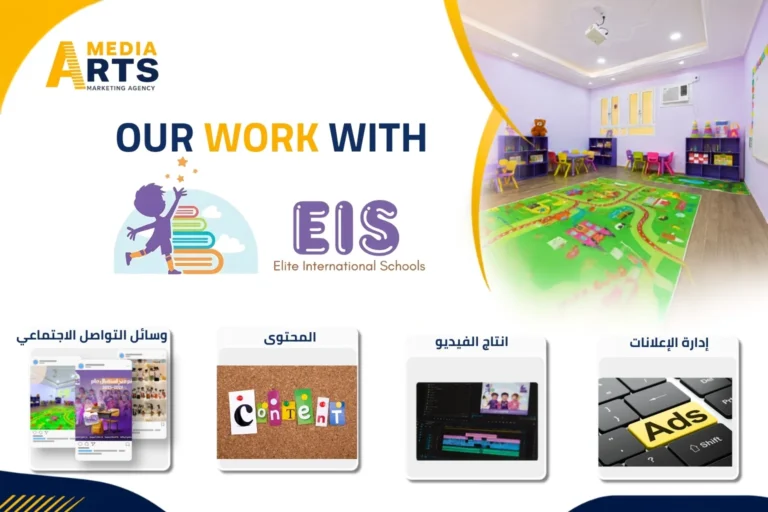 تسويق مدرسة عالمية في السعودية: مشروع Elite International Schools مع ميديا آرتس